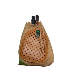 Dooney & Bourke Canvas Pickleball Sling Brown Leather